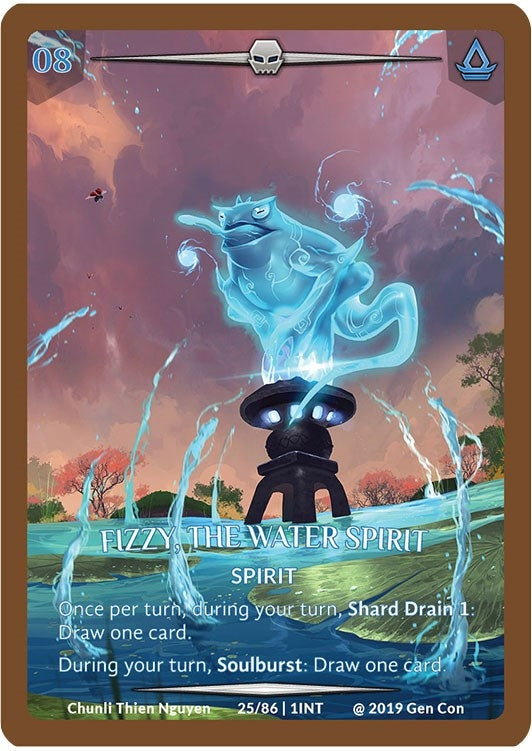 Image for Fizzy, the Water Spirit (Bronze Metal) (25/86 | 1INT) (Argent Saga Promos) - Argent Saga TCG