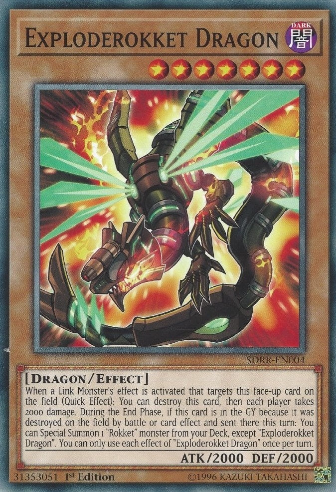 Image for Exploderokket Dragon (SDRR-EN004) (SDRR) - YuGiOh
