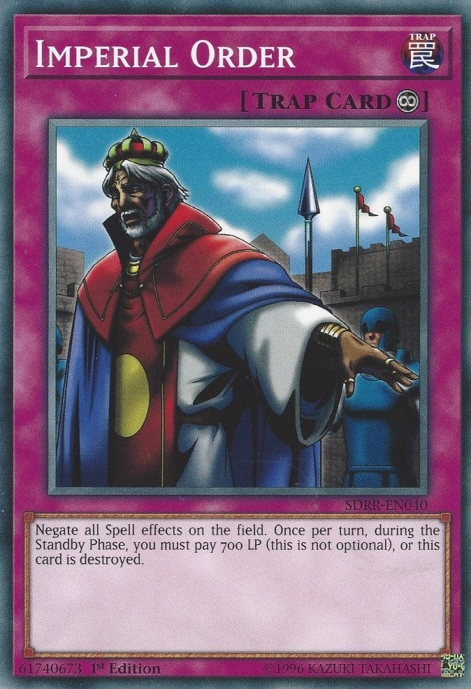 Image for Imperial Order (SDRR-EN040) (SDRR) - YuGiOh
