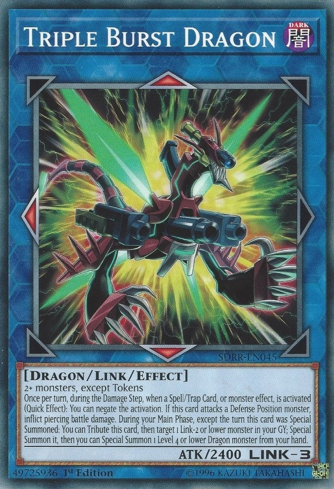 Image for Triple Burst Dragon (SDRR-EN045) (SDRR) - YuGiOh