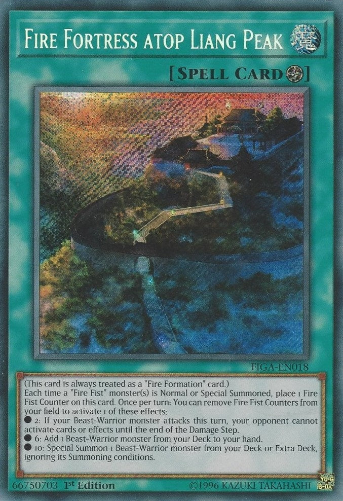 Image for Fire Fortress atop Liang Peak (FIGA-EN018) (FIGA) - YuGiOh