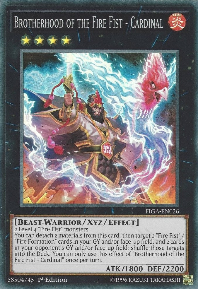 Image for Brotherhood of the Fire Fist - Cardinal (FIGA-EN026) (FIGA) - YuGiOh