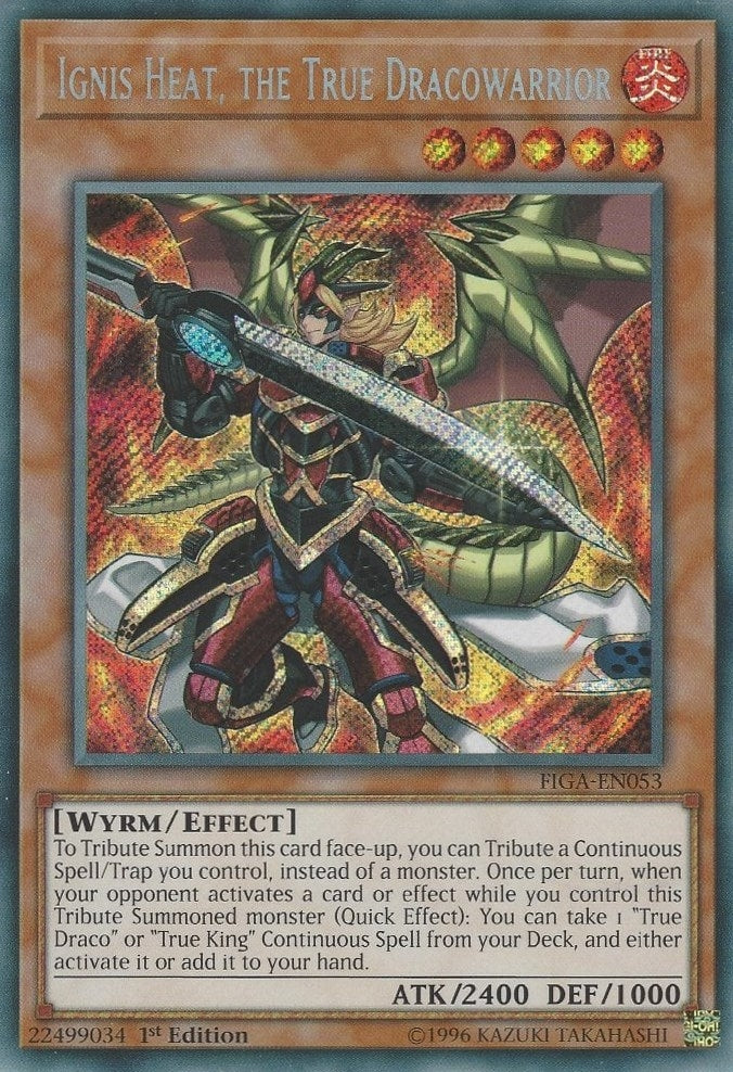 Image for Ignis Heat, the True Dracowarrior (FIGA-EN053) (FIGA) - YuGiOh