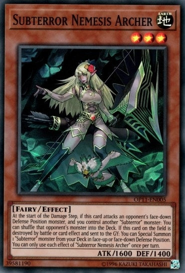 Image for Subterror Nemesis Archer (OP11-EN005) (OP11) - YuGiOh