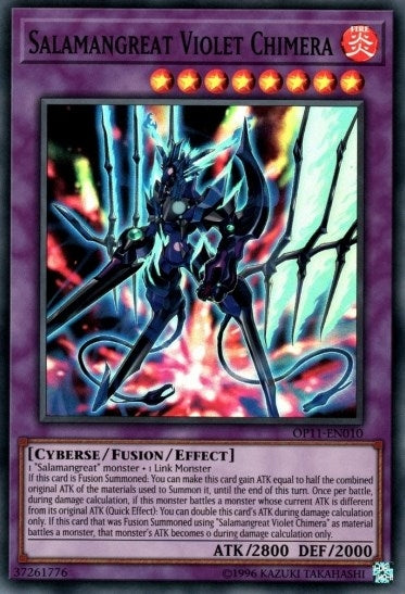 Image for Salamangreat Violet Chimera (OP11-EN010) (OP11) - YuGiOh