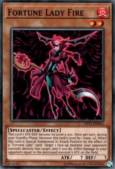 Image for Fortune Lady Fire (OP11-EN015) (OP11) - YuGiOh