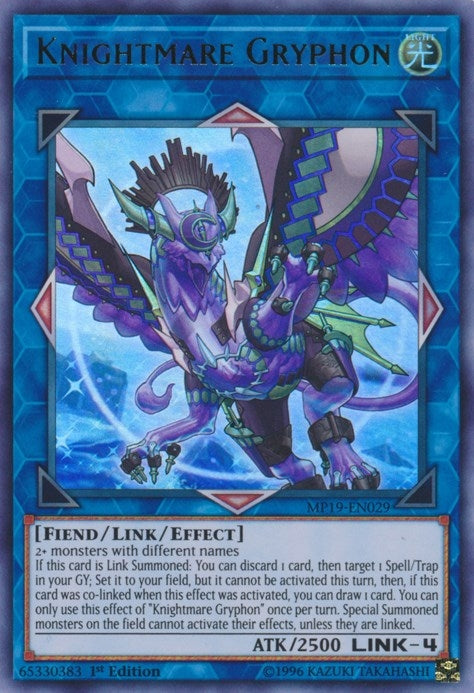 Image for Knightmare Gryphon (MP19-EN029) (MP19) - YuGiOh
