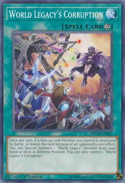 Image for World Legacy's Corruption (MP19-EN037) (MP19) - YuGiOh