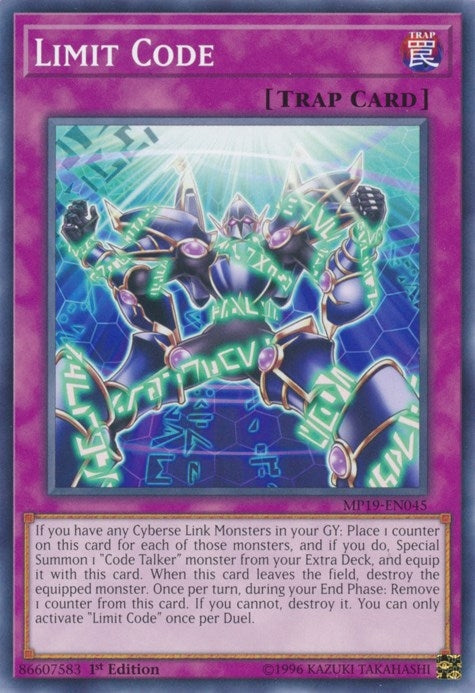 Image for Limit Code (MP19-EN045) (MP19) - YuGiOh