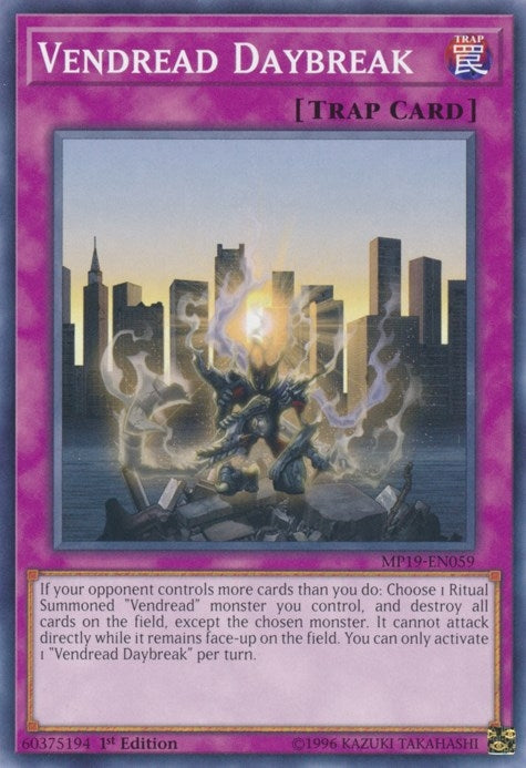 Image for Vendread Daybreak (MP19-EN059) (MP19) - YuGiOh