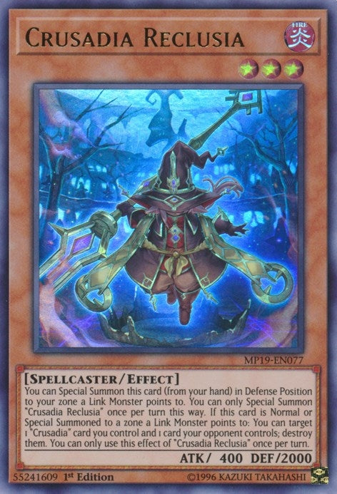 Image for Crusadia Reclusia (MP19-EN077) (MP19) - YuGiOh