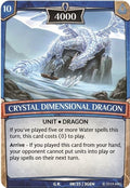 Image for Crystal Dimensional Dragon (8/25 | 3GEN) (Expansion Pack 1: Generations) - Argent Saga TCG