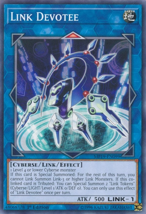 Image for Link Devotee (MP19-EN099) (MP19) - YuGiOh