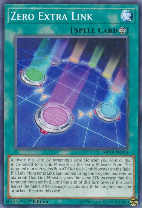 Image for Zero Extra Link (MP19-EN114) (MP19) - YuGiOh
