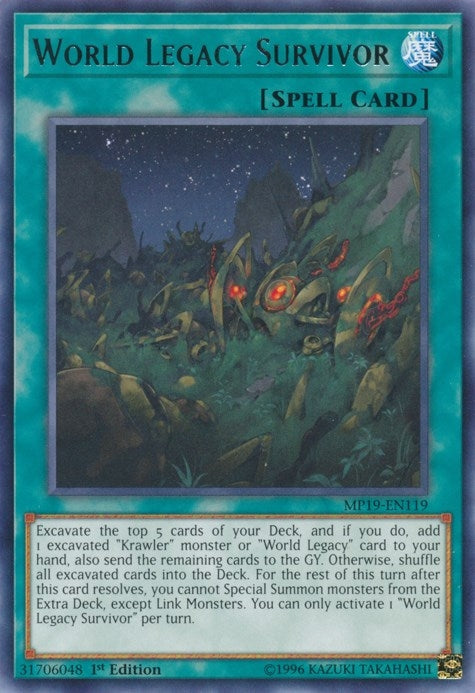 Image for World Legacy Survivor (MP19-EN119) (MP19) - YuGiOh