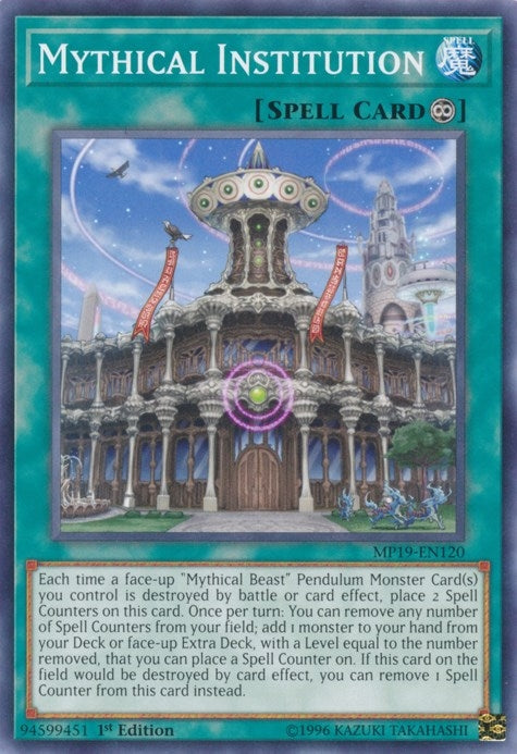 Image for Mythical Institution (MP19-EN120) (MP19) - YuGiOh