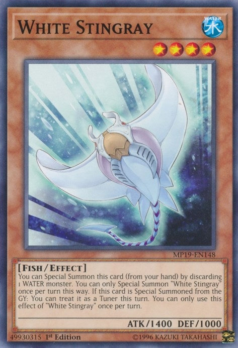 Image for White Stingray (MP19-EN148) (MP19) - YuGiOh