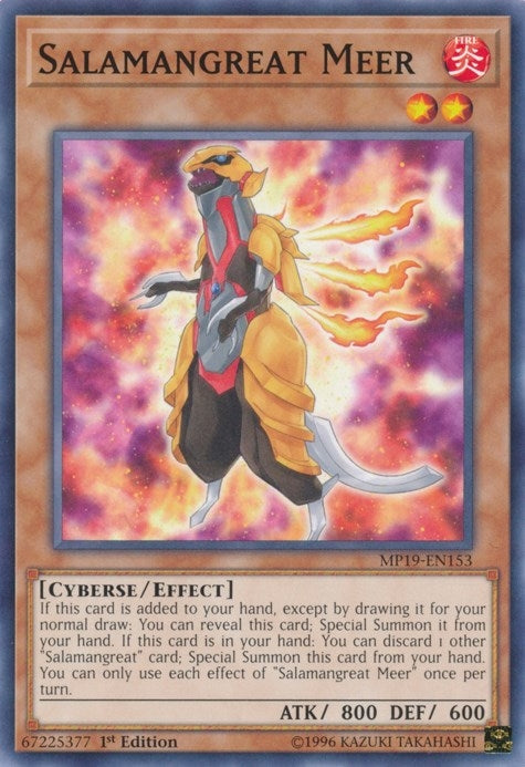 Image for Salamangreat Meer (MP19-EN153) (MP19) - YuGiOh
