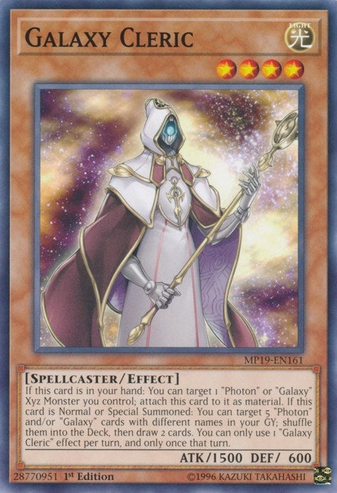 Image for Galaxy Cleric (MP19-EN161) (MP19) - YuGiOh