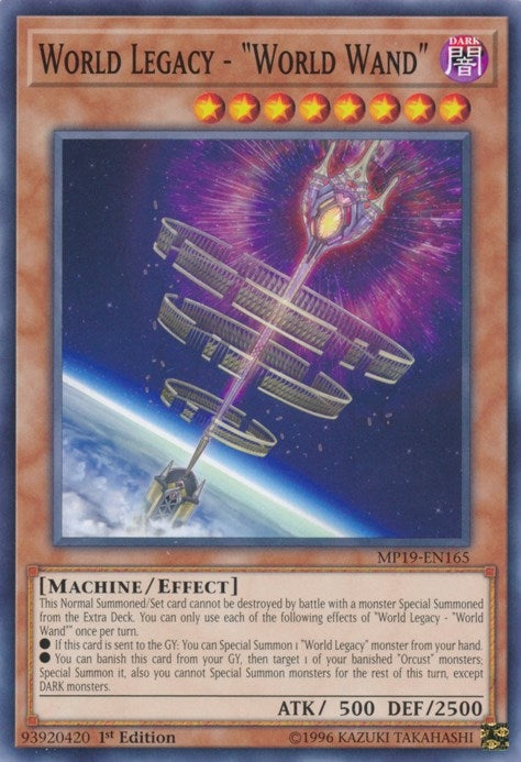 Image for World Legacy - "World Wand" (MP19-EN165) (MP19) - YuGiOh