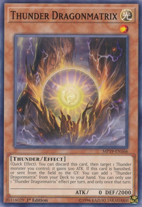 Image for Thunder Dragonmatrix (MP19-EN166) (MP19) - YuGiOh