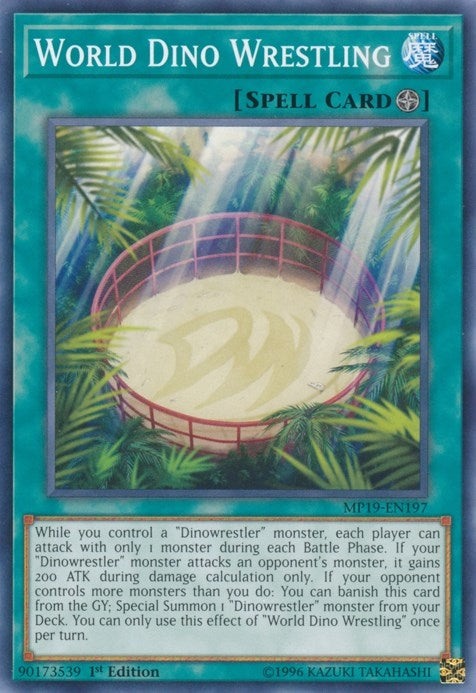 Image for World Dino Wrestling (MP19-EN197) (MP19) - YuGiOh