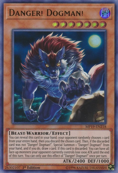 Image for Danger! Dogman! (MP19-EN218) (MP19) - YuGiOh
