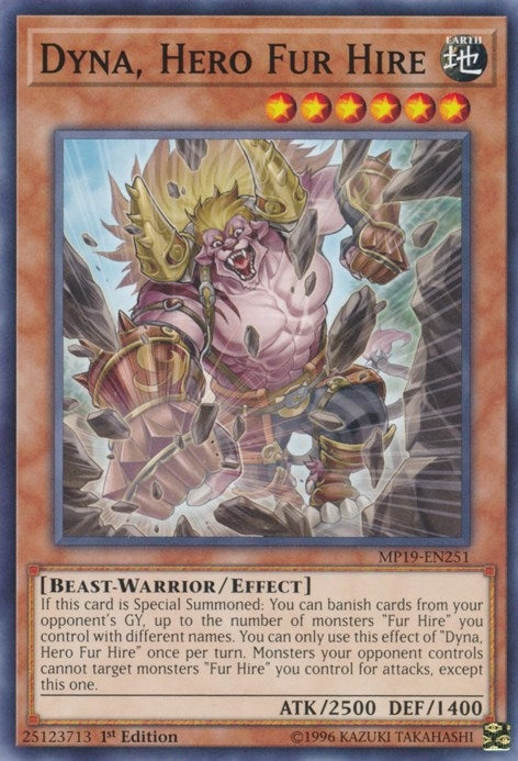 Image for Dyna, Hero Fur Hire (MP19-EN251) (MP19) - YuGiOh