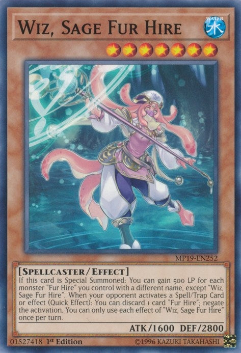 Image for Wiz, Sage Fur Hire (MP19-EN252) (MP19) - YuGiOh