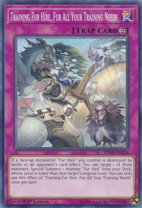 Image for Training Fur Hire, Fur All Your Training Needs (MP19-EN256) (MP19) - YuGiOh