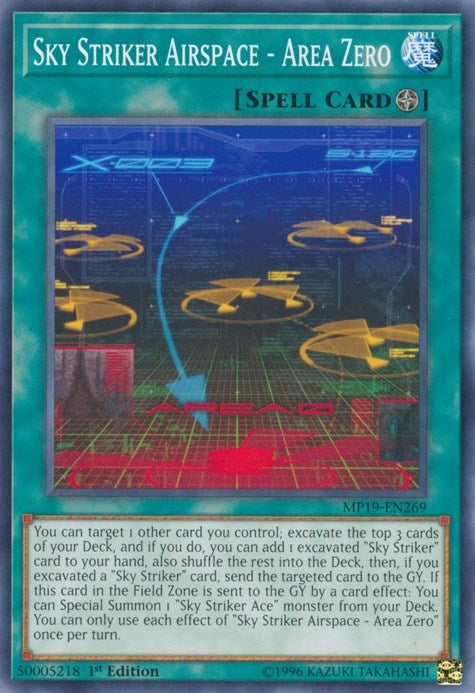 Image for Sky Striker Airspace - Area Zero (MP19-EN269) (MP19) - YuGiOh