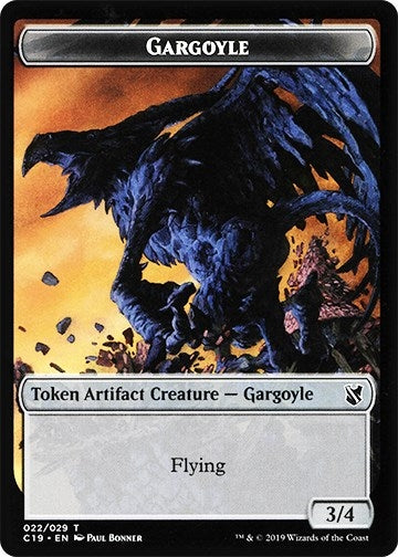 Image for Gargoyle // Egg Double-Sided Token (22 // 16) (Commander 2019) - Magic: The Gathering