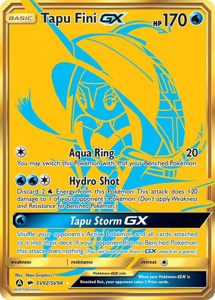 Image for Tapu Fini GX (SV92/SV94) (HIF:SV) - Pokemon