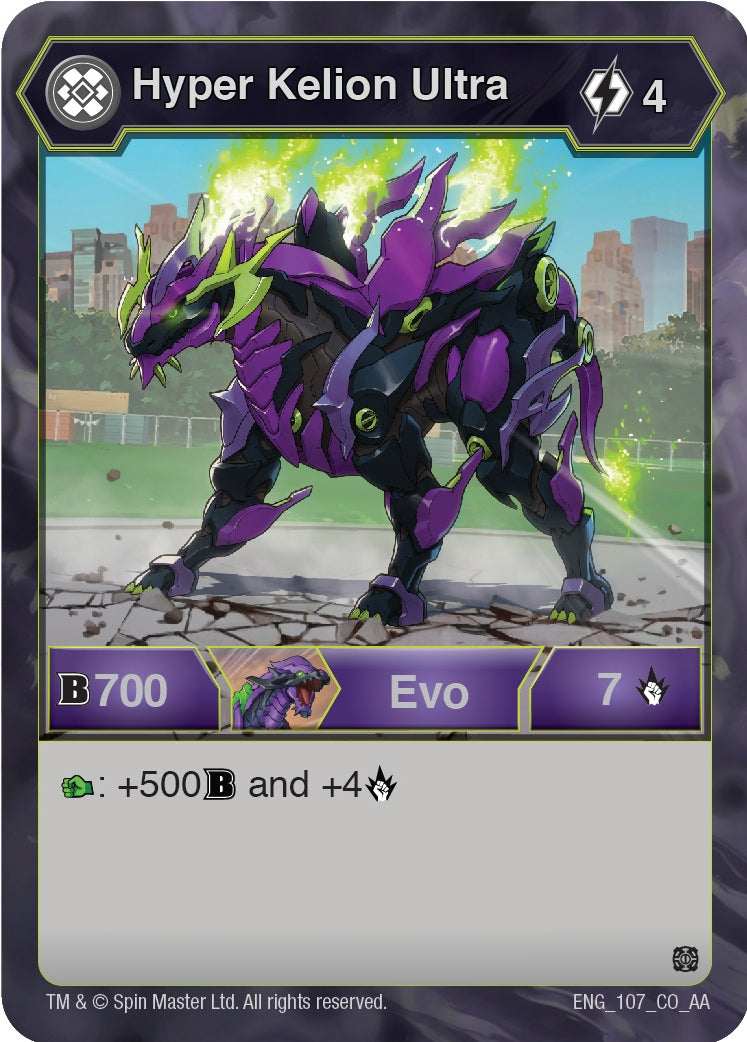 Image for Hyper Kelion Ultra (107) (Age of Aurelus) - Bakugan TCG