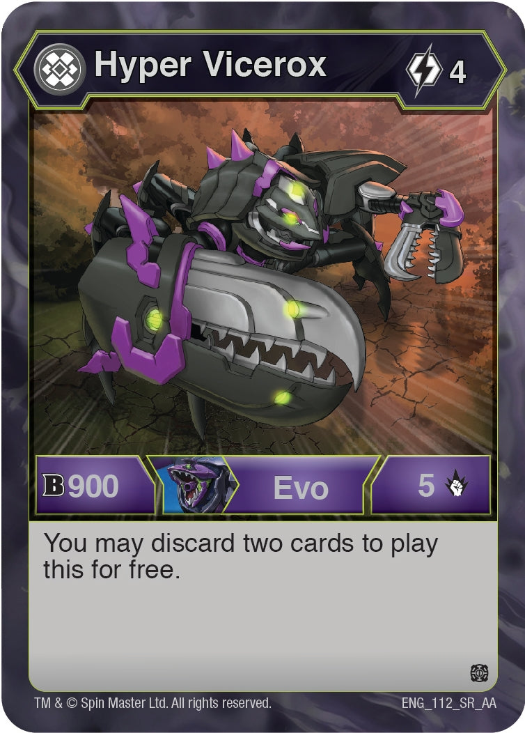 Image for Hyper Vicerox (112) (112) (Age of Aurelus) - Bakugan TCG
