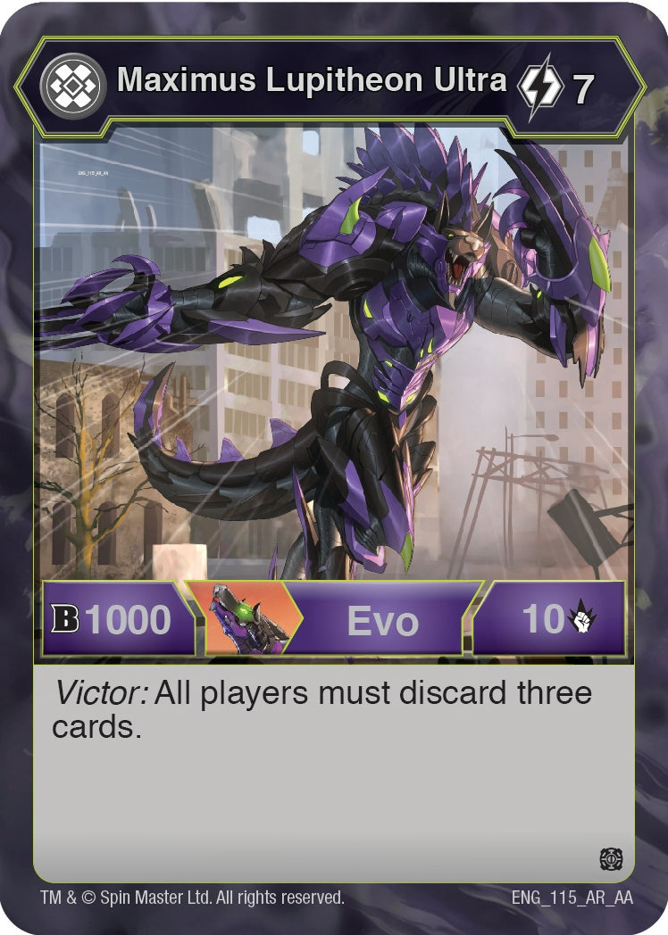 Image for Maximus Lupitheon Ultra (115) (Age of Aurelus) - Bakugan TCG