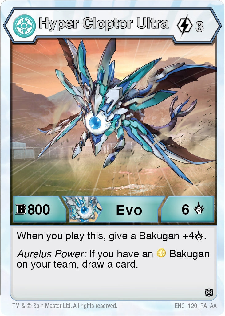 Image for Hyper Cloptor Ultra (120) (120) (Age of Aurelus) - Bakugan TCG