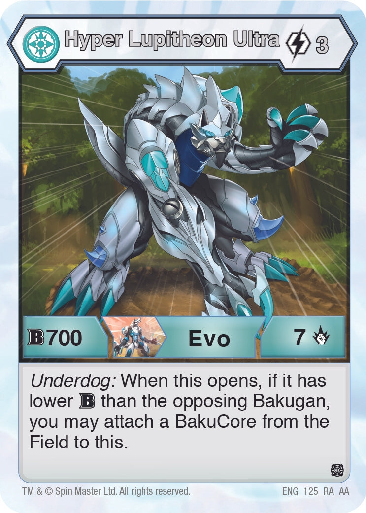 Image for Hyper Lupitheon Ultra (125) (125) (Age of Aurelus) - Bakugan TCG