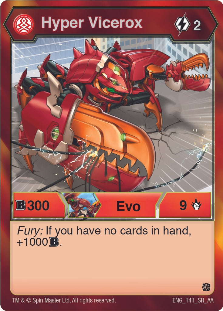 Image for Hyper Vicerox (141) (141) (Age of Aurelus) - Bakugan TCG