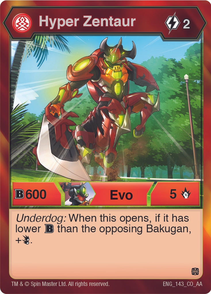 Image for Hyper Zentaur (143) (143) (Age of Aurelus) - Bakugan TCG