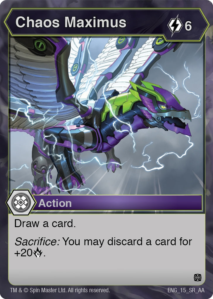 Image for Chaos Maximus (15) (Age of Aurelus) - Bakugan TCG