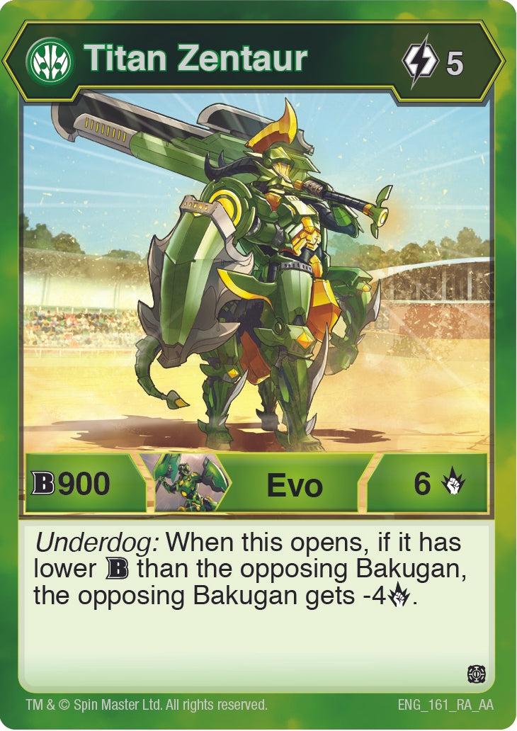 Image for Titan Zentaur (161) (161) (Age of Aurelus) - Bakugan TCG