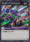 Image for Might of Darkness (18) (Age of Aurelus) - Bakugan TCG