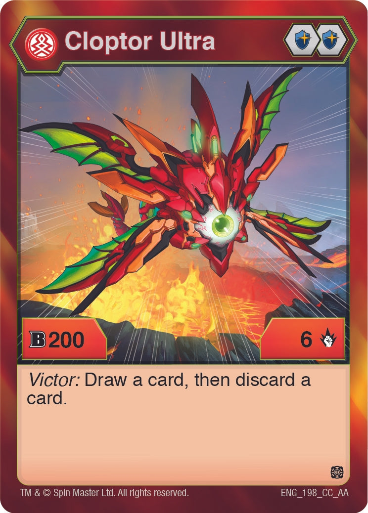 Image for Cloptor Ultra (198) (198) (Age of Aurelus) - Bakugan TCG