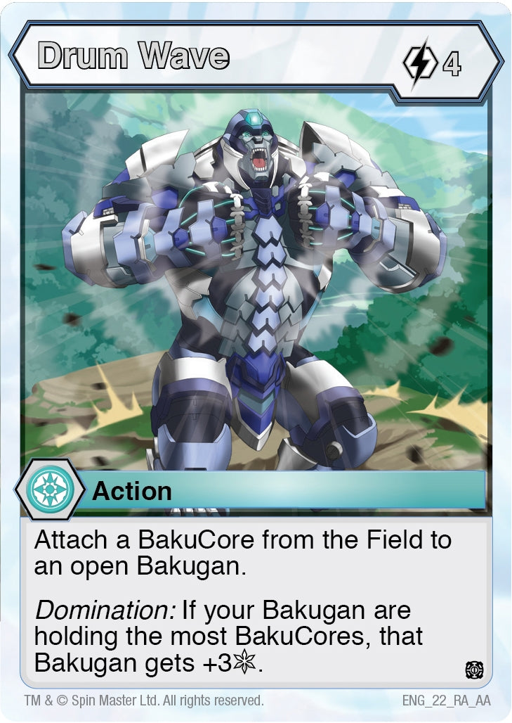 Image for Drum Wave (22) (Age of Aurelus) - Bakugan TCG