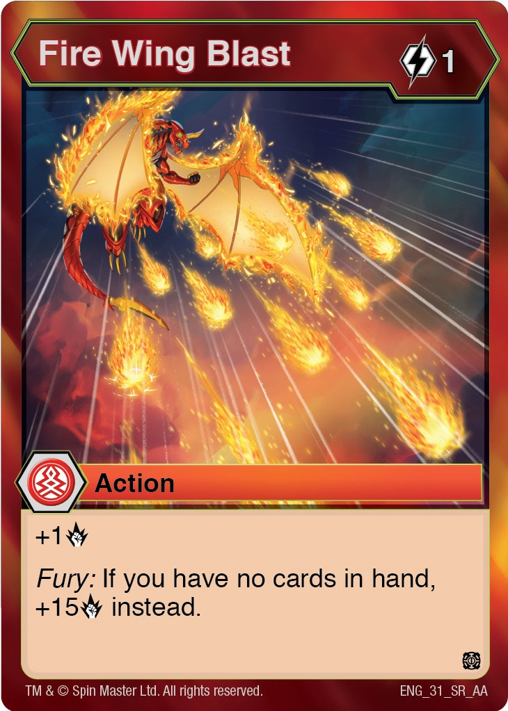 Image for Fire Wing Blast (31) (Age of Aurelus) - Bakugan TCG