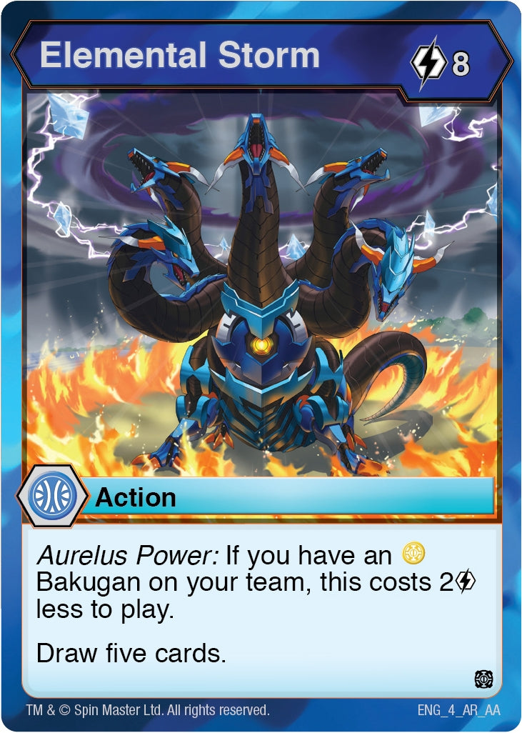 Image for Elemental Storm (4) (Age of Aurelus) - Bakugan TCG