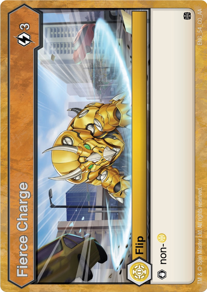 Image for Fierce Charge (54) (Age of Aurelus) - Bakugan TCG