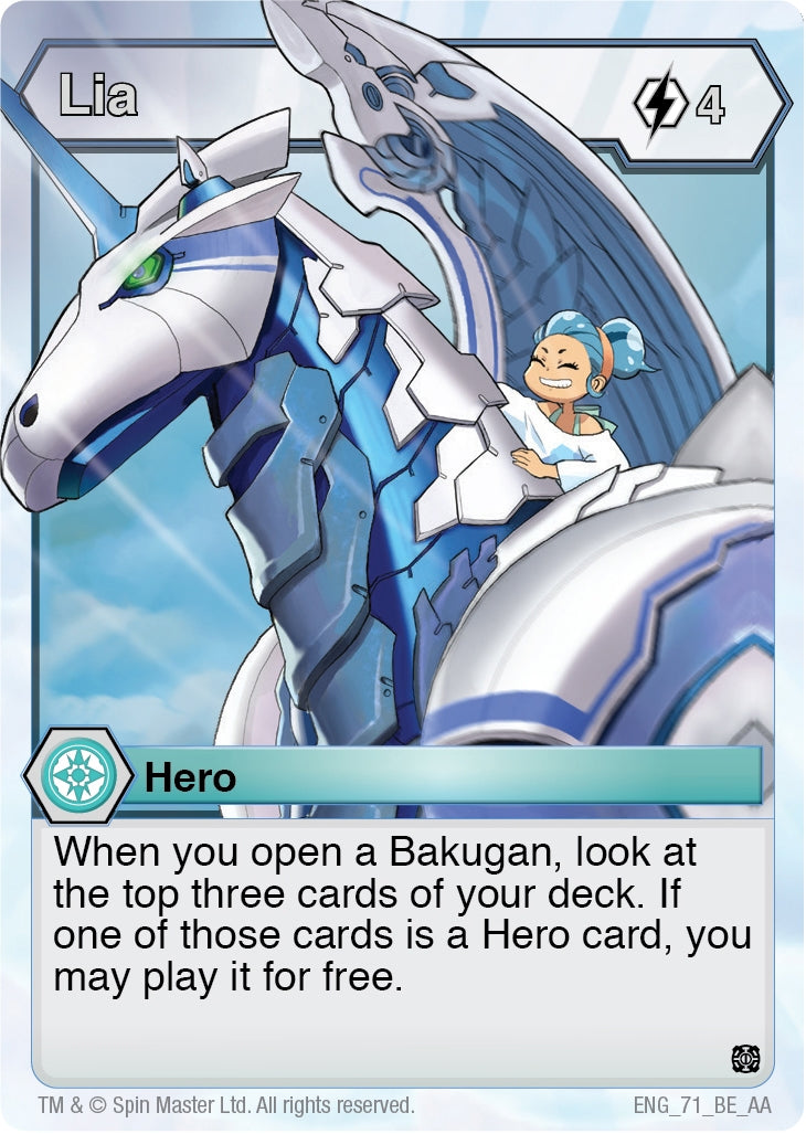 Image for Lia (71) (Age of Aurelus) - Bakugan TCG