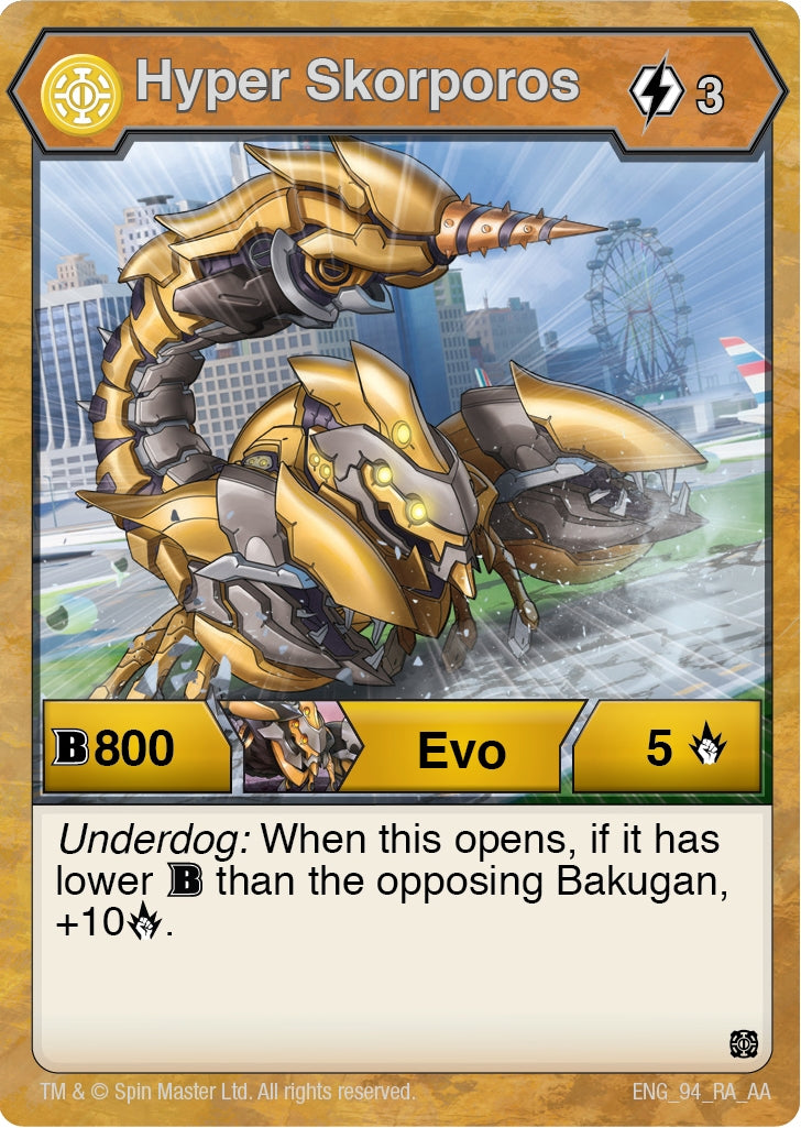 Image for Hyper Skorporos (94) (Age of Aurelus) - Bakugan TCG